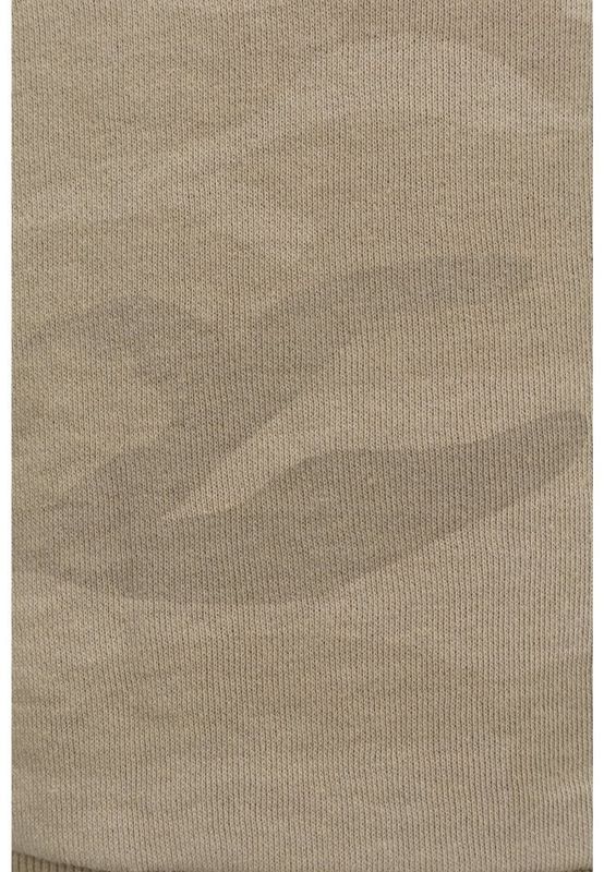 Camo hoodie with high neck