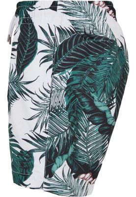 Swim shorts with palm leaves - children