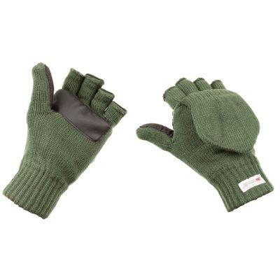 Fingerløse handsker med foldet top