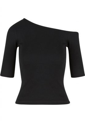 Ladies Organic Asymmetric Rib Tee 2-Pack