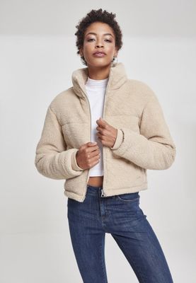 Short teddy jacket lady