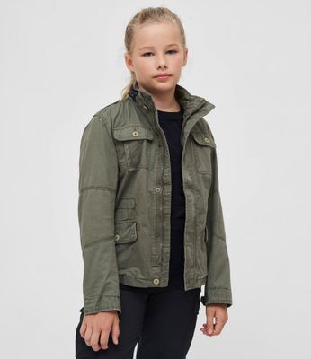 Britannia Olive Green Jacket - Kids