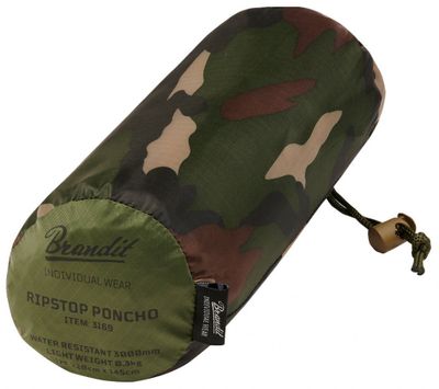 Regn poncho camouflage