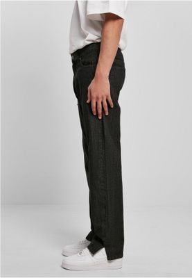 Straight Slit Jeans