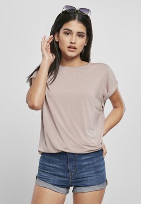 Ladies top with rolled up arms