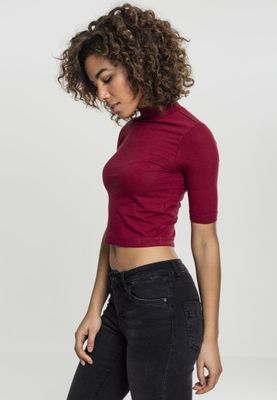 Top with turtleneck neck lady