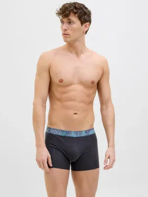 Boxershorts med mönstrad resår 3-pack