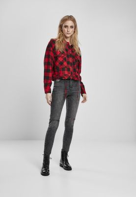 Kort oversize skjortjacka dam