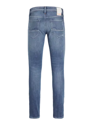 Stentvättade blå jeans slim fit - GLENN