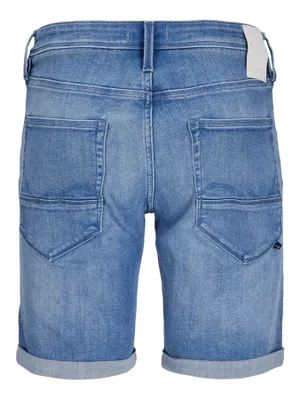 Klassiska blå jeansshorts herr