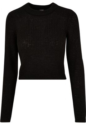 Short Waffle Sweater for Ladies