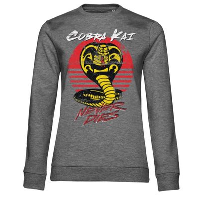 Cobra Kai Never Dies Girly Sweatshirt