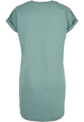 Cotton dress with short sleeves