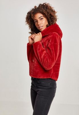Ladies Oversize Short Teddy Hoody