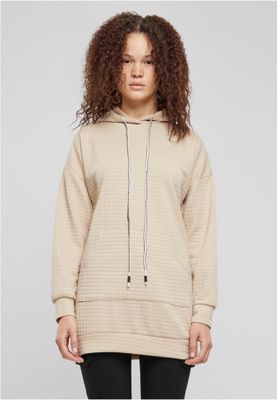 Women's hoodie with diamond pattern