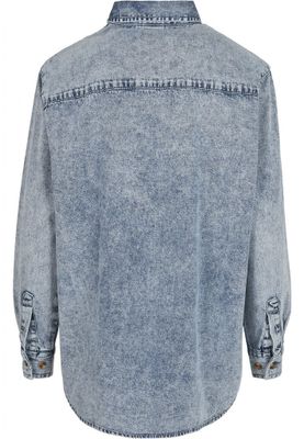 Denim shirt in oversize women