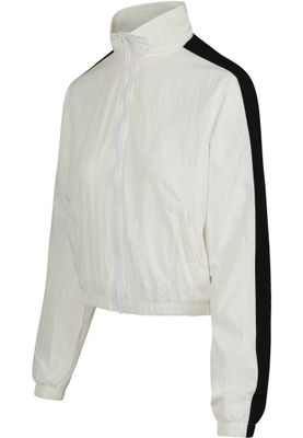 Sport jacket with striped lady
