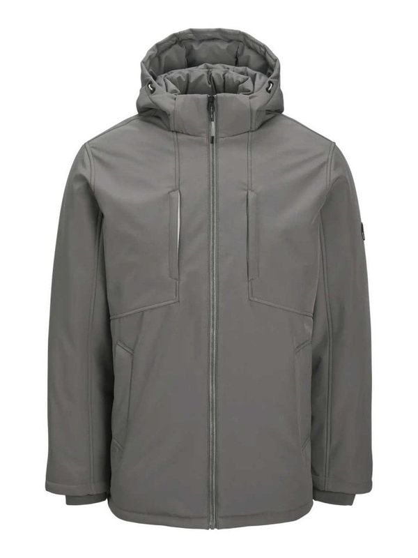 Lined softshell jacket for men