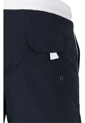 Retro swim shorts navy/white