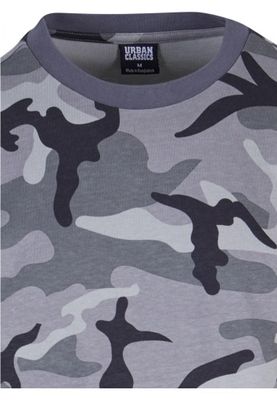 Oversized T-shirt in dark camouflage for men