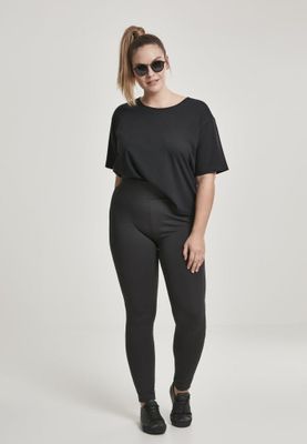 Sort leggings med høj talje