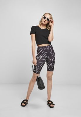 Sort og hvid cykel shorts kvinder 2-pack