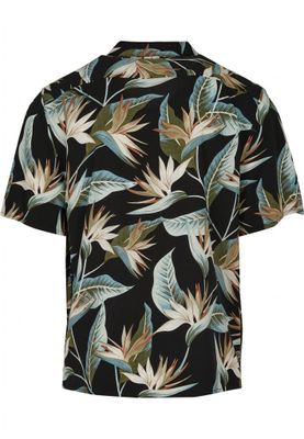 Floral short-sleeved shirt