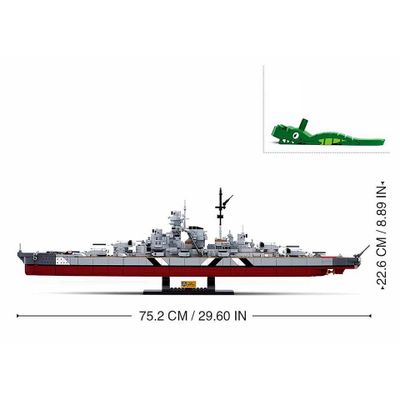 Bismarck Battleship 2 in 1 - Sluban - M38-B1102