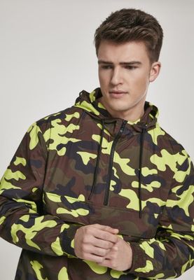 Camo Pull Over Windbreaker