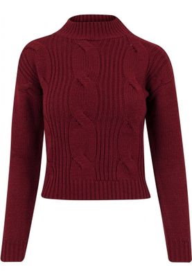 Sweater with braid pattern lady