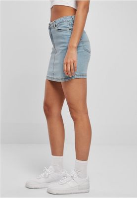 Ladies Organic Stretch Denim Mini Skirt