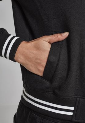 Black college jacket lady