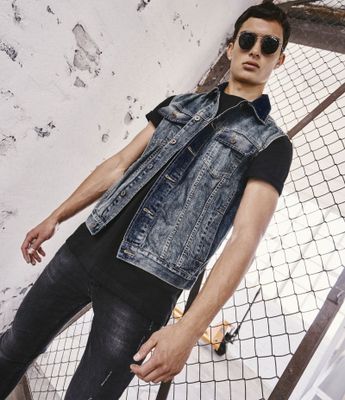 Denim vest