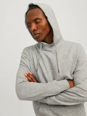 Klassisk hoodie herr