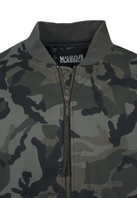Vintage bomberjacket camouflage