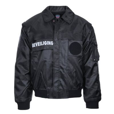 SECURITY jacket with liner and zip-off sleeves