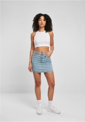 Ladies Organic Stretch Denim Mini Skirt