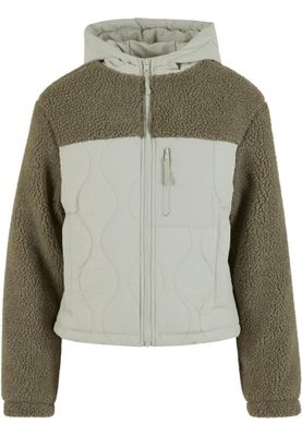 Sherpa Crinkle Nylon Mix Jacket