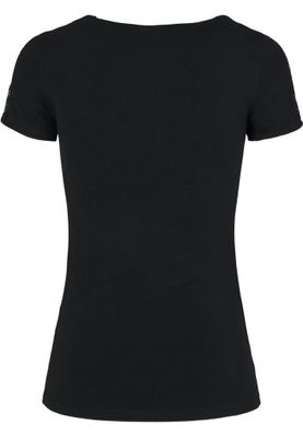 T-shirt with lace edge ladies