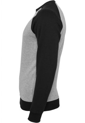 Tvåfärgad raglan sweatshirt