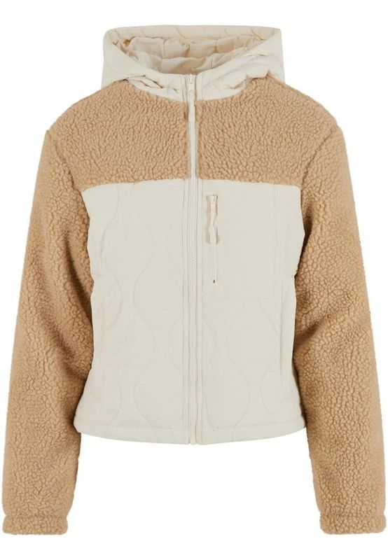 Sherpa crinkle nylon mix jacka dam