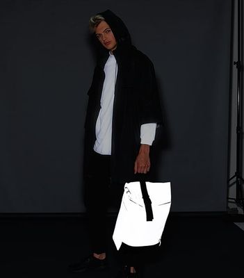 Reflekterende rolltop rygsæk