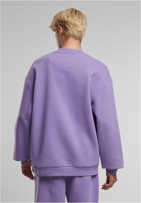 Sweat-shirt för herr med fluffy – electriclilac oversize