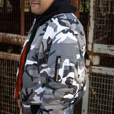 Camo MA-1 bomberjacket