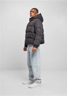 Hooded Cropped Pull Over Jacket