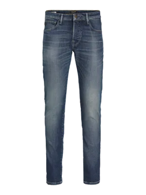 Stentvättade slim fit jeans herr - GLENN