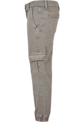 Boys Washed Cargo Twill Jogging Pants
