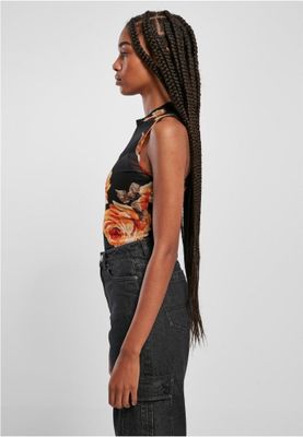 Mango rose sleeveless mesh body