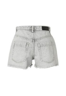 Shorts för dam med – light silver grey wash…