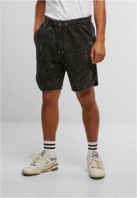 Washed Piped Shorts Shorts – svart